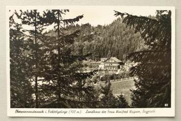 AK Oberwarmensteinach i Fichtelgebirge / 1941 / Landhaus der Frau Winifred Wagner